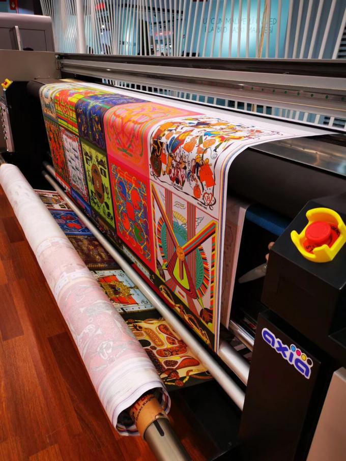 uma máquina de impressão digital de matéria têxtil da etapa máquina da fixação de 3,2 impressoras das bandeiras do medidor 0