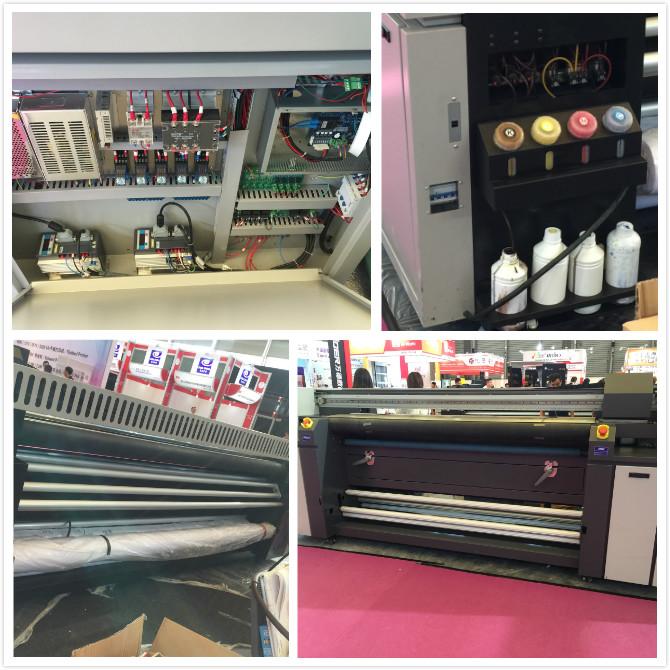 SAER Máquina de impressão têxtil com unidade de aquecimento de fixação 1