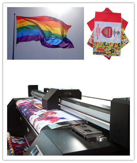 Colora a sublimação CMYK duplo da máquina de impressão de Digitas de matéria têxtil 2